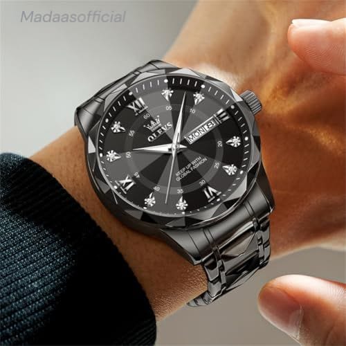 BINBOND B5552 Men’s Watch (All black)