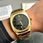 Bestwin watch golden and black , madaas2