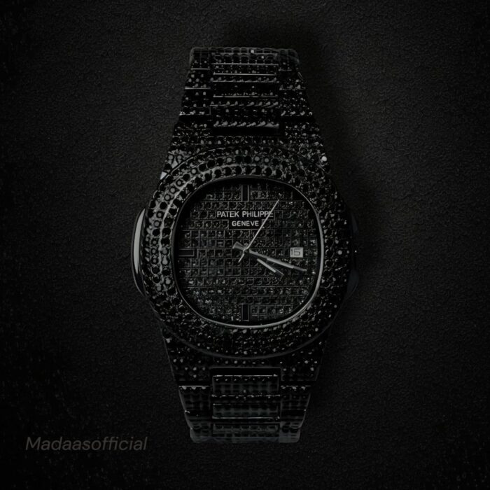 Patek Philippe Black Stone Watch madaas